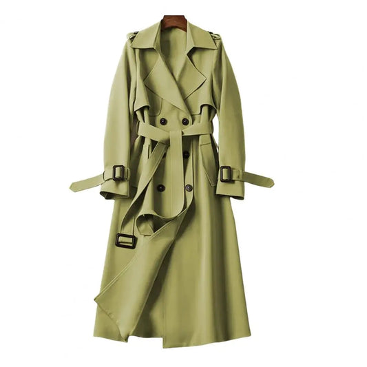 Krista | Women's Double-Breasted Long Coat - Image 2