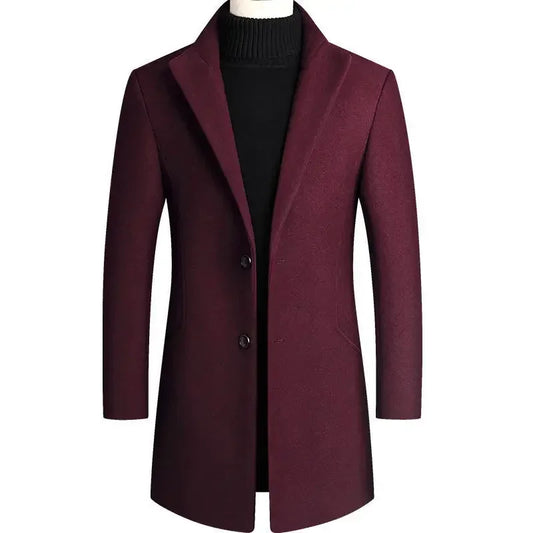 Thomas | Stylish Slim-Fit Wool Coat - Image 1